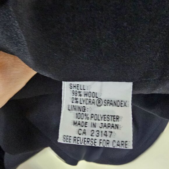 Talbots Wool Stretch Blazer 22WP Black 4 Button Lined Cropped Quiet Luxury NWT - Picture 8 of 11